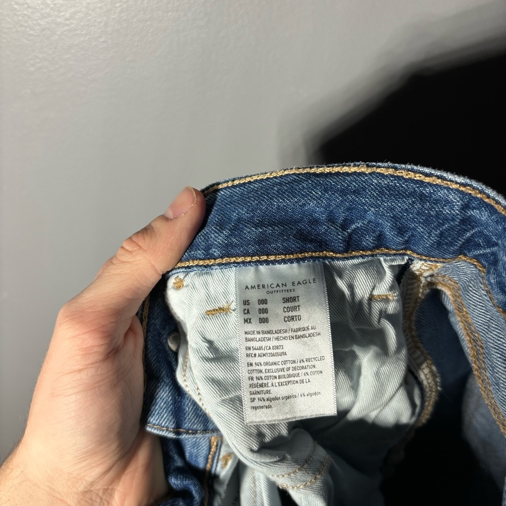 American Eagle 90s Straight Jeans Women’s Size 000 - Picture 4 of 4